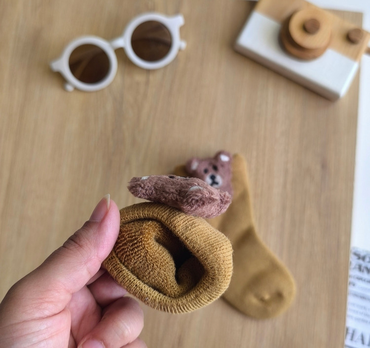 جوراب حوله ای بالا تدی برجسته