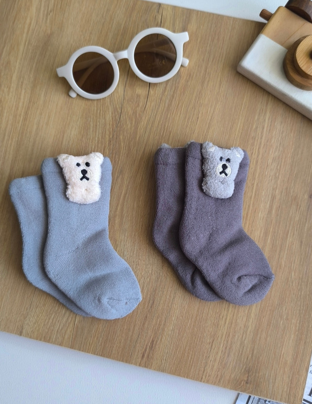 جوراب حوله ای بالا تدی برجسته