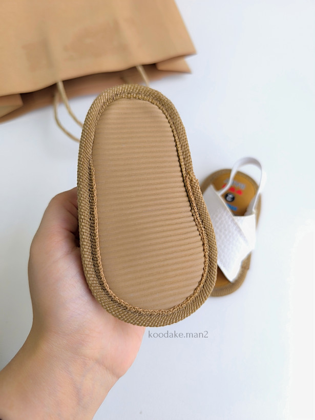 صندل چرم کودک کفددار وارداتی